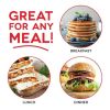 Everyday Nonstick Electric Griddle for Pancakes Burgers, Quesadillas, Eggs & Other on the Go Breakfast, Lunch & Snacks with Drip Tray + Included Recip